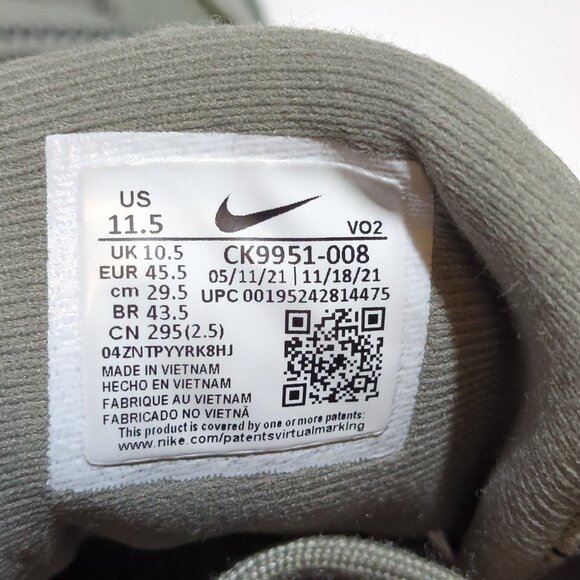 Nike React SFB Carbon Dark Stucco Men\'s Shoes Size 11.5 READ DESCRIPTION main image 4